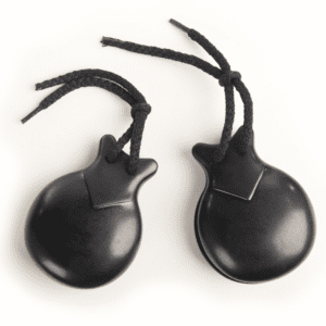 Castañuelas de fibra especial, orientada a la iniciación en el aprendizaje.