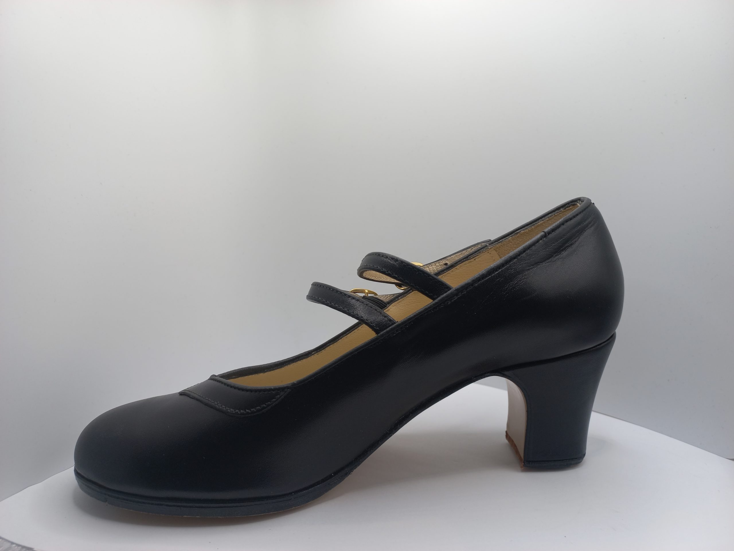 Zapatos de flamenco profesionales Lucía piel Nº38 y 1/2 - Imagen 4