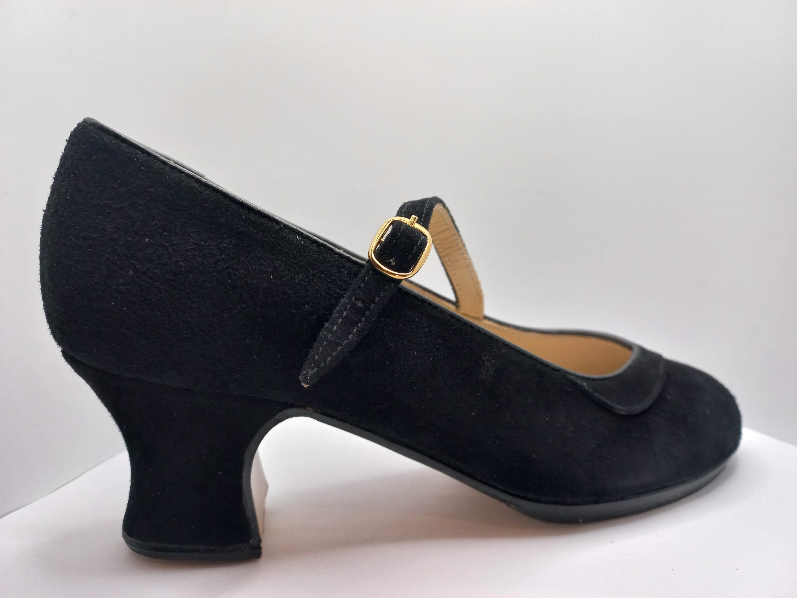 Zapatos de flamenco profesionales Raquel ante carrete