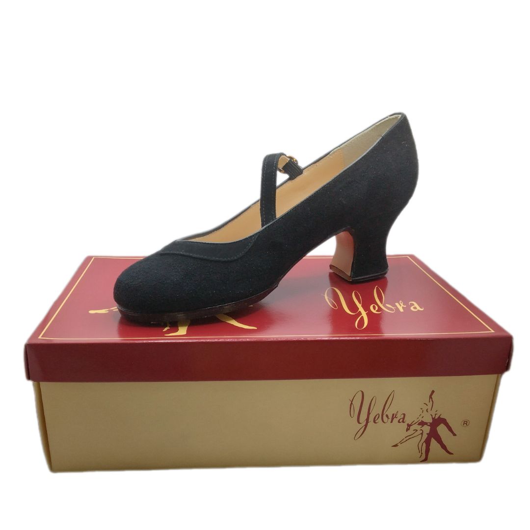 Zapatos de flamenco profesionales Raquel ante carrete