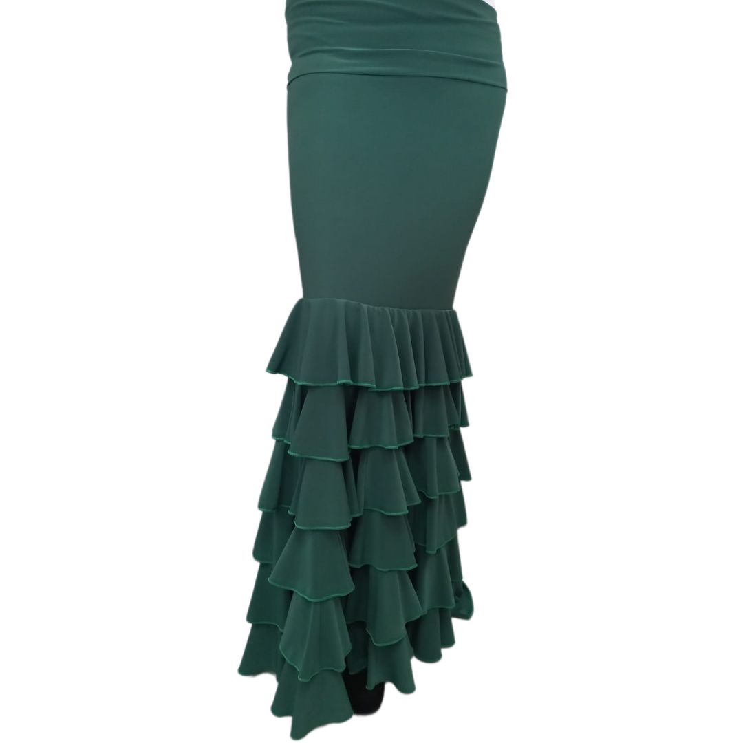 Falda de flamenco Esperanza con 6 volantes - Yebra Flamenco y Danza