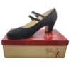 Zapatos de flamenco profesionales Lucía ante negro