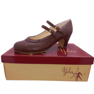 Zapatos profesionales Lucía, piel niza, nº 36 ancho especial, tacón bajo (5,5 cms), suela cosida a mano.