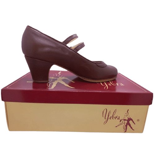 Zapatos profesionales Lucía, piel niza, ancho especial, tacón bajo (5,5 cms), suela cosida a mano.
