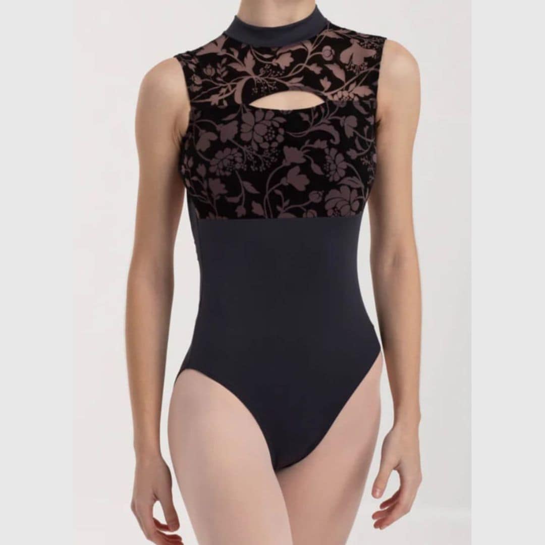 Maillot de baile sin mangas. Color visón. Modelo Bella.