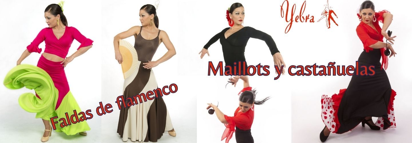 Promociones faldas de flamenco y castañuelas
