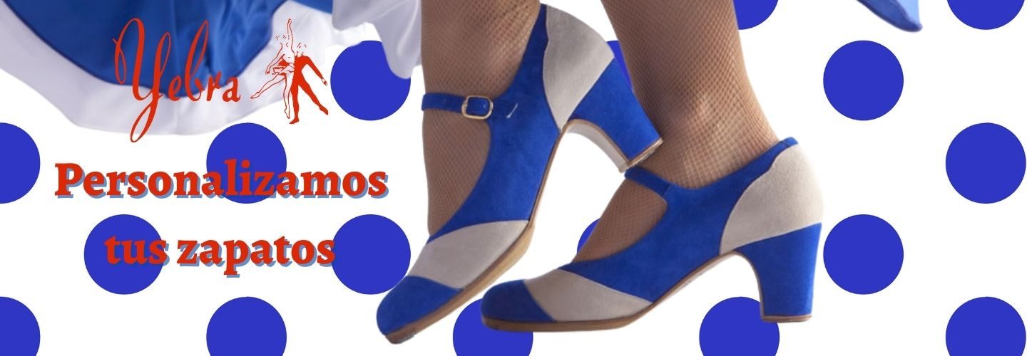 Personalizamos zapatos de flamenco